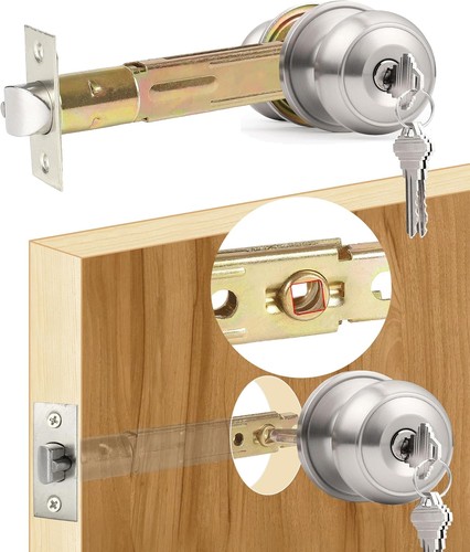Backset entry door latch - 5",