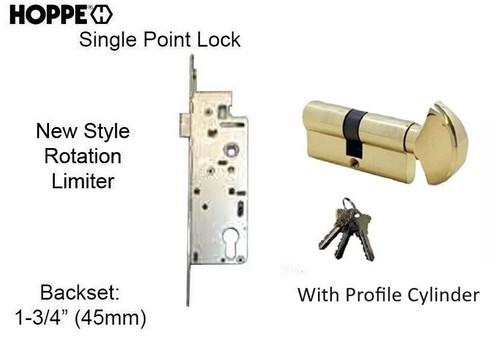 Hoppe mortise lock - mortise, single
